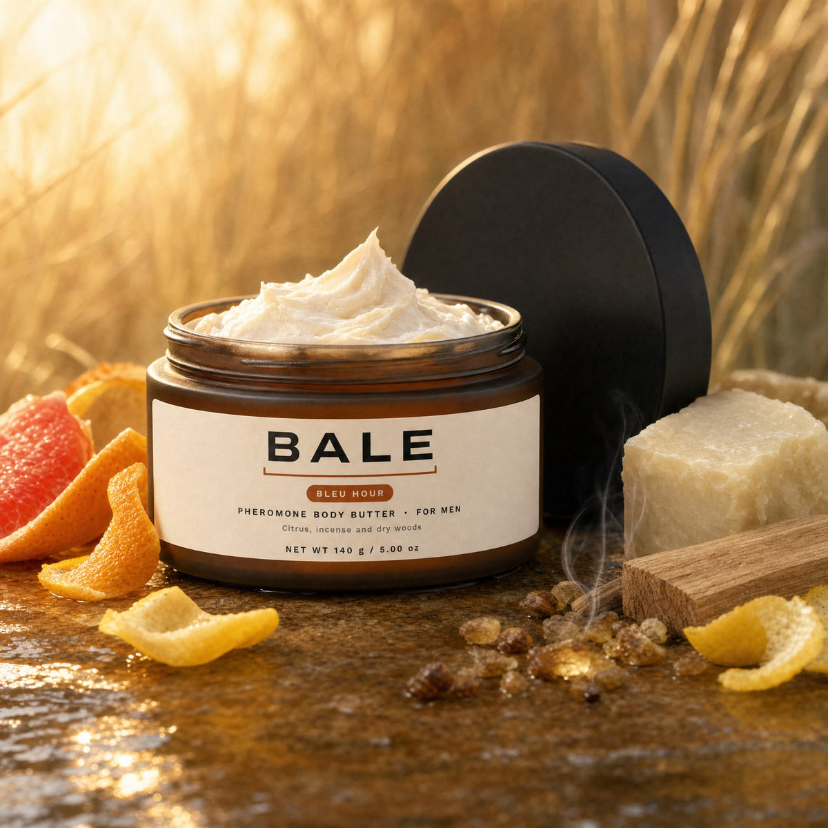 Bleu Hour with its ingredients
