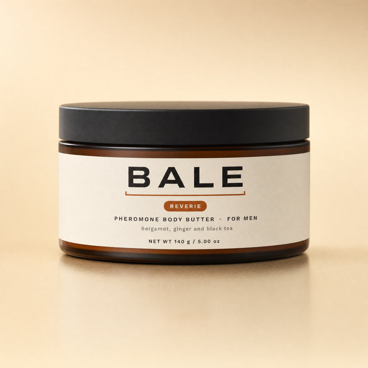 Reverie pheromone body butter for men, 140 g jar