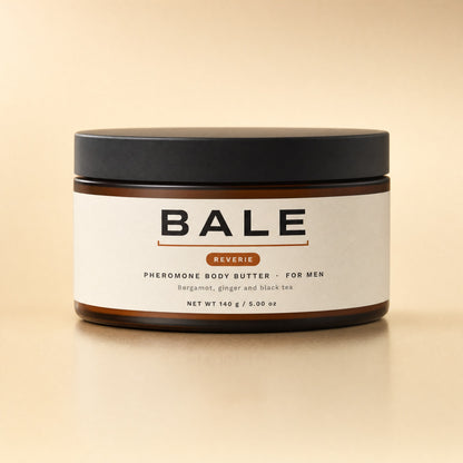 Reverie pheromone body butter for men, 140 g jar