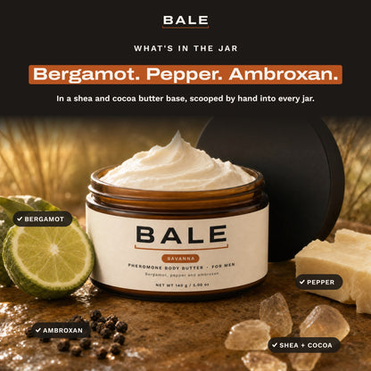 What's in the jar: Bergamot. Pepper. Ambroxan.